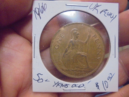 1966 UK Penny