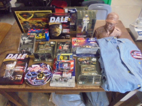 Large Group of Assorted Dale Earnhardt Collectibles