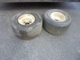 (2) 4 Bolt Golf Cart Rims w/ 18x8.5x8 Tires