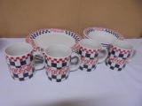 Place Setting for 4 Coa-Cola Dish Set