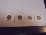(2) 1964 & 1969 S & 1969 D Jefferson Nickels