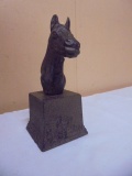 Cast Iron Horse Head Bust