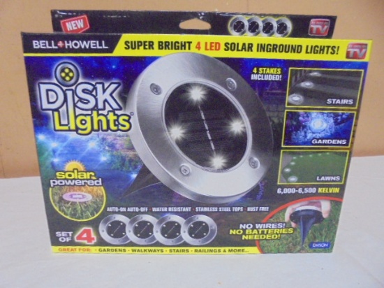 Bell & Howell 4pc Set of Disk Lights