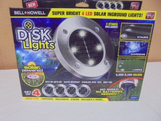 Bell & Howell 4pc Set of Disk Lights