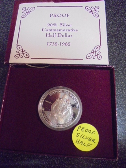 1982 Proof Silver George Washington Half Dollar