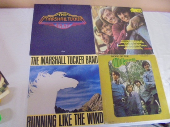 Group of 8 LP Rock Albums
