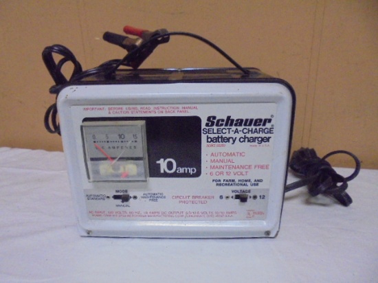 Schauer Select-A-Charge 10amp Battery Charger