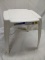 16”x16” White Adams Stacking Side Table