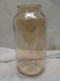Large Glass Vase 13.5” Tall 6” Diameter