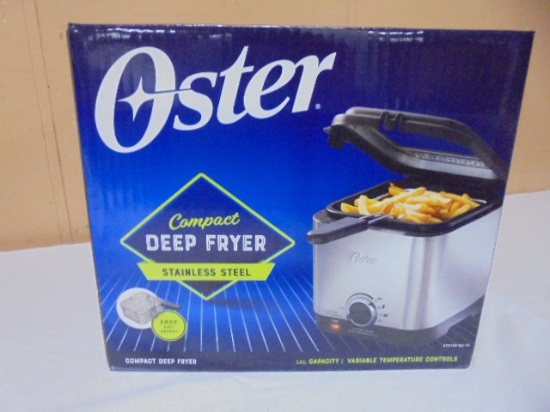 Oster 1.5qt Stainless Steel Compact Deep Fryer