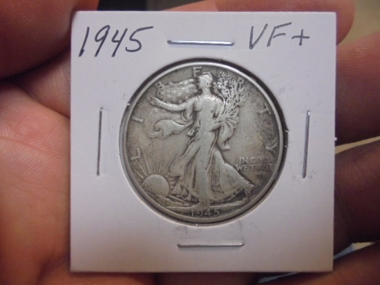 1945 Silver Walking Liberty Half Dollar