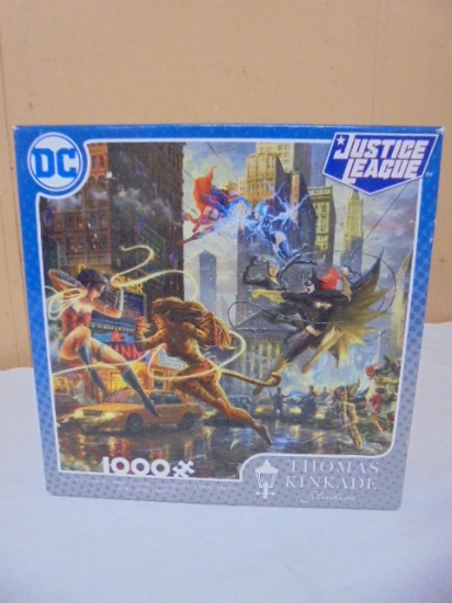1000pc DC Justice Legue Thomas Kinkade Jigsaw Puzzle