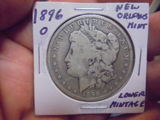 1896 O Mint Morgan Silver Dollar