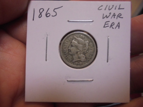 1865 Three Cent Piece