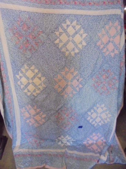 Beautiful Star Pattern Queen Size Quilt