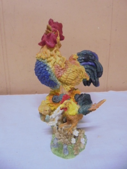 2 Beautiful Chicken Statues