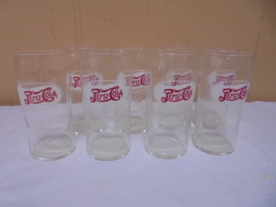 Set of 8 Vintage 10oz Soda Fountain Glasses