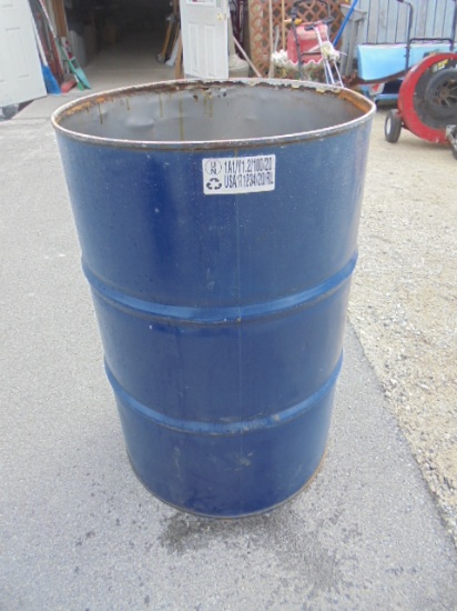 55 Gallon Steel Burn Barrel