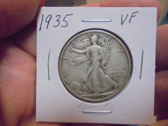 1935 Silver Walking Liberty Half Dollar