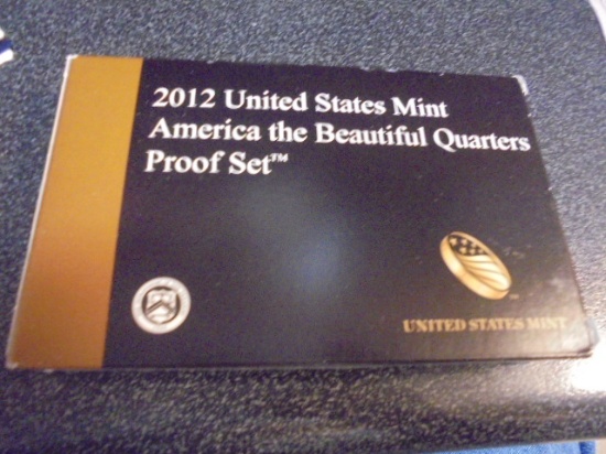 2012 US Mint America The Beautiful Quarters Proof Set