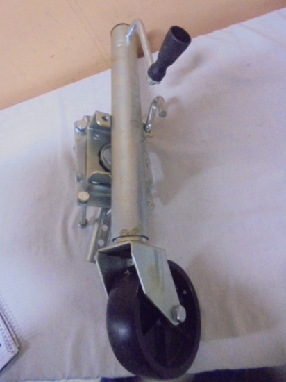 Trailer Tongue Jack w/ Wheel & Mounting Hardware