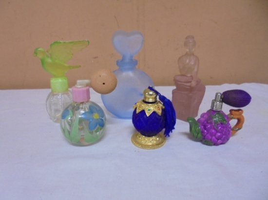Group of Assorted Perfume Bottle