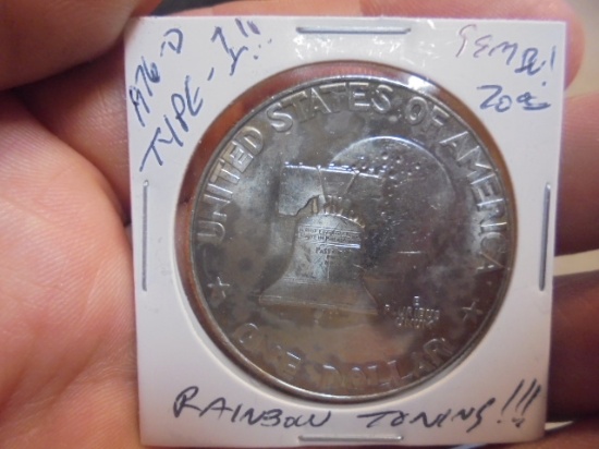 1976 D-Mint Type 1 Bicentennial Dollar