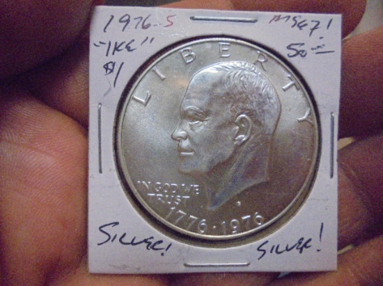 1976 S-Mint Silver Eisenhower Dollar