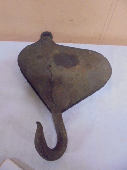 Antique Iron Pulley