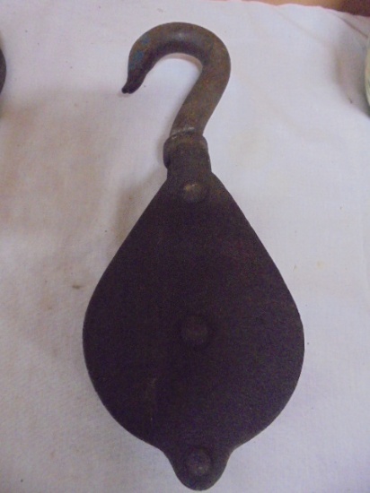 Antique Iron Pulley