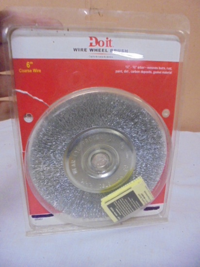 Brand New Coarse Wire 6in Wire Wheel