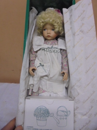 Dianna Effner's Mother Goose Collection "Mary, Mary Quite Contrary" Porcelain Doll