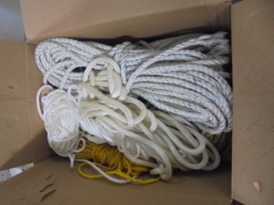 Large Box of Assorted Rope