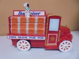 Budweiser Delivery Truck Cookie Jar