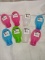 Lot of 8 Assorted Color Up&Up 3FlOz Gravity Feed Bottle