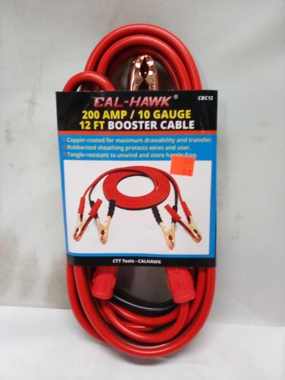 200amp/ 10Gauge 12ft Booster Cable