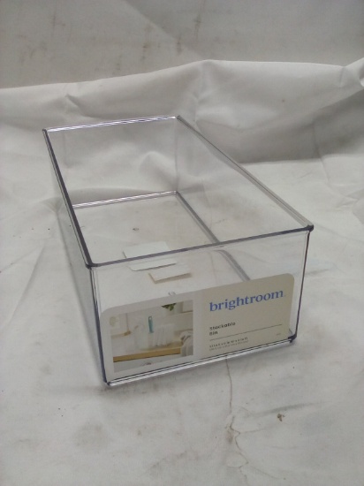 12”x6”x4” Brightroom Acrylic Stackable Bin