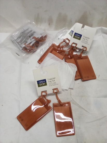 8 Twin Open Story Luggage Tag Sets