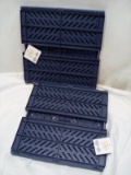 Qty 2 Collapsible Plastic Crates 11” x 11”