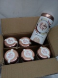 Case of 6 PinkyUp! Loose Leaf Vanilla Chai Rooibos Tea w/ Spices Tins