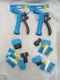 Qty 2 Metal Trigger Nozzle/Qty 2 Female Hose Mender /Qty 2 Male Hose Mender