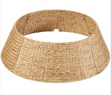 42” Woven Hyacinth Christmas Holiday Tree Collar- MSRP $121.99