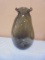 Beautiful Smoke Glass Art Glass Vase