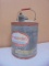 Old Ironsides 5 Gallon Galvinized Metal Can