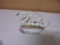 Vintage MCM Lefton China Porcelain Swan Floral Frog