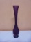 Beautiful Amethyst Matte Swirl Vase