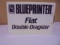 AMT Ertl Blue Printer Fiat Double Dragster Model Kit