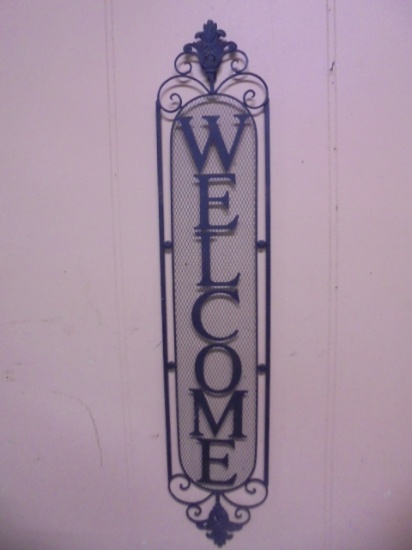 Metal Welcome Wall Art