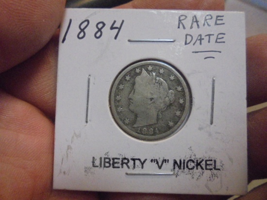 1884 Liberty "V" Nickel