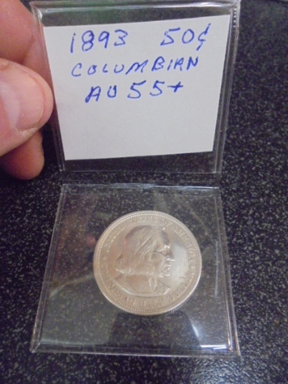 1893 Silver Columbian Exposition Half Dollar